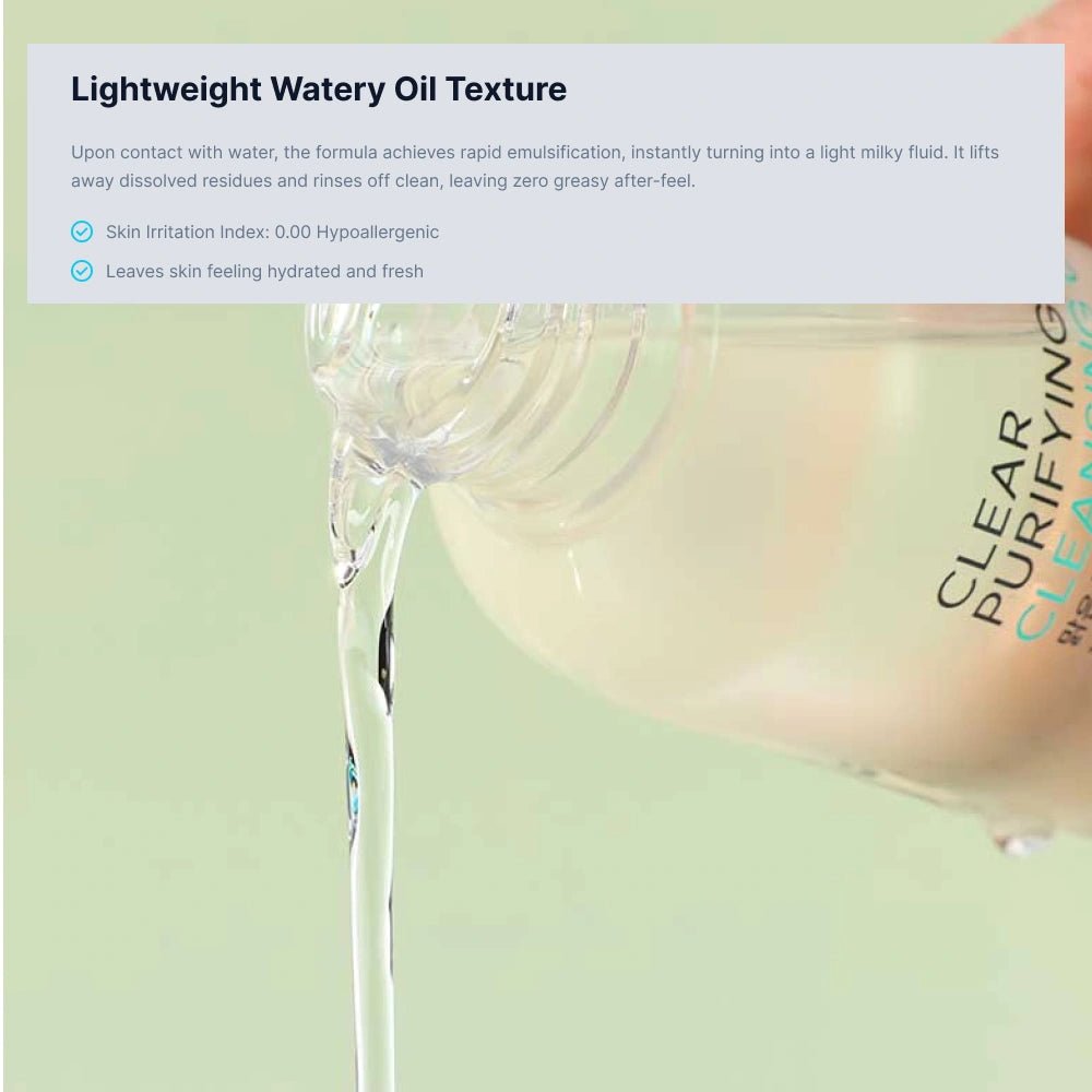 Clear Purifying Non Comedogenic Cleansing Oil - MEDI SECTION NO.M